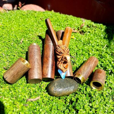 Wooden Hape container.