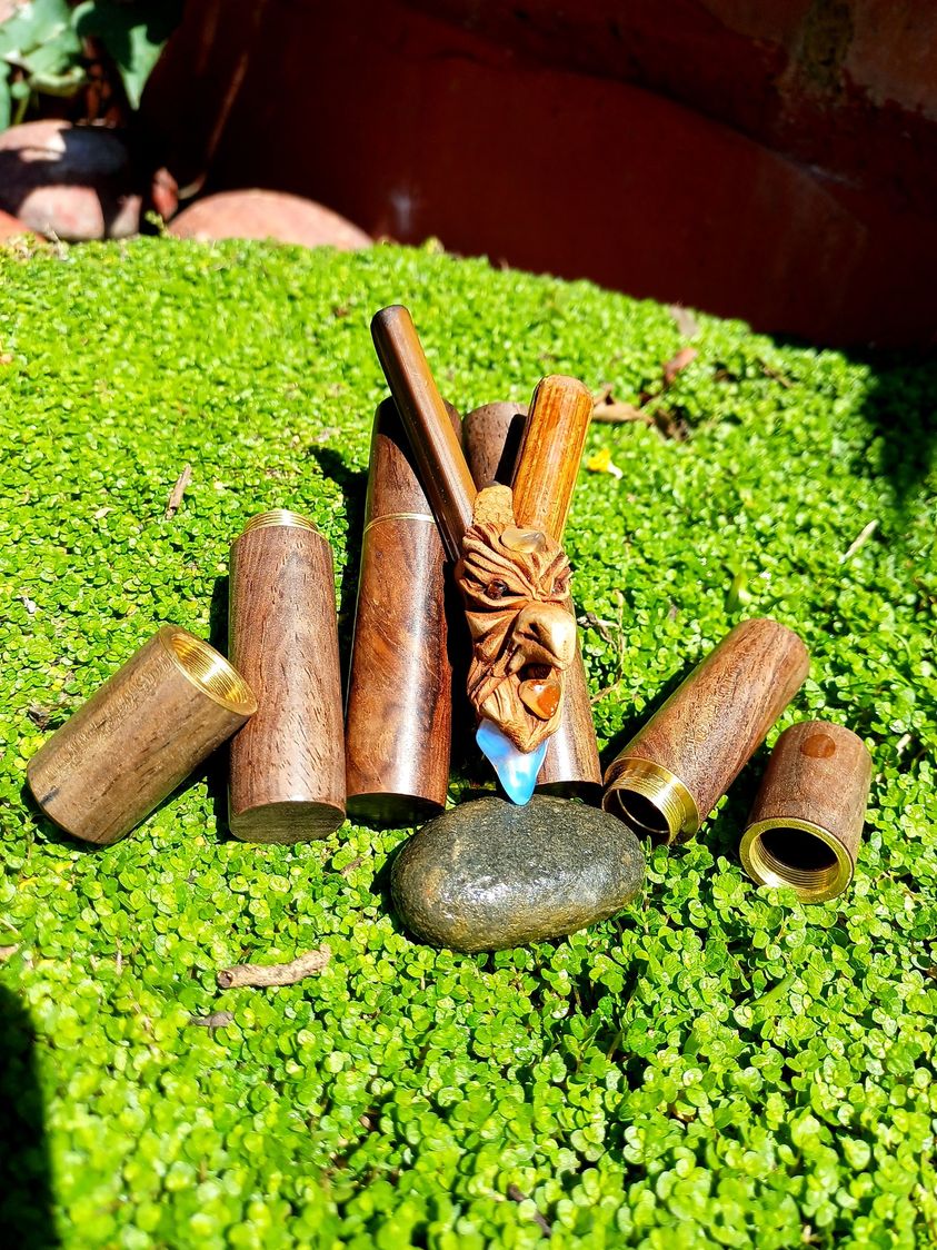 Wooden Hape container.