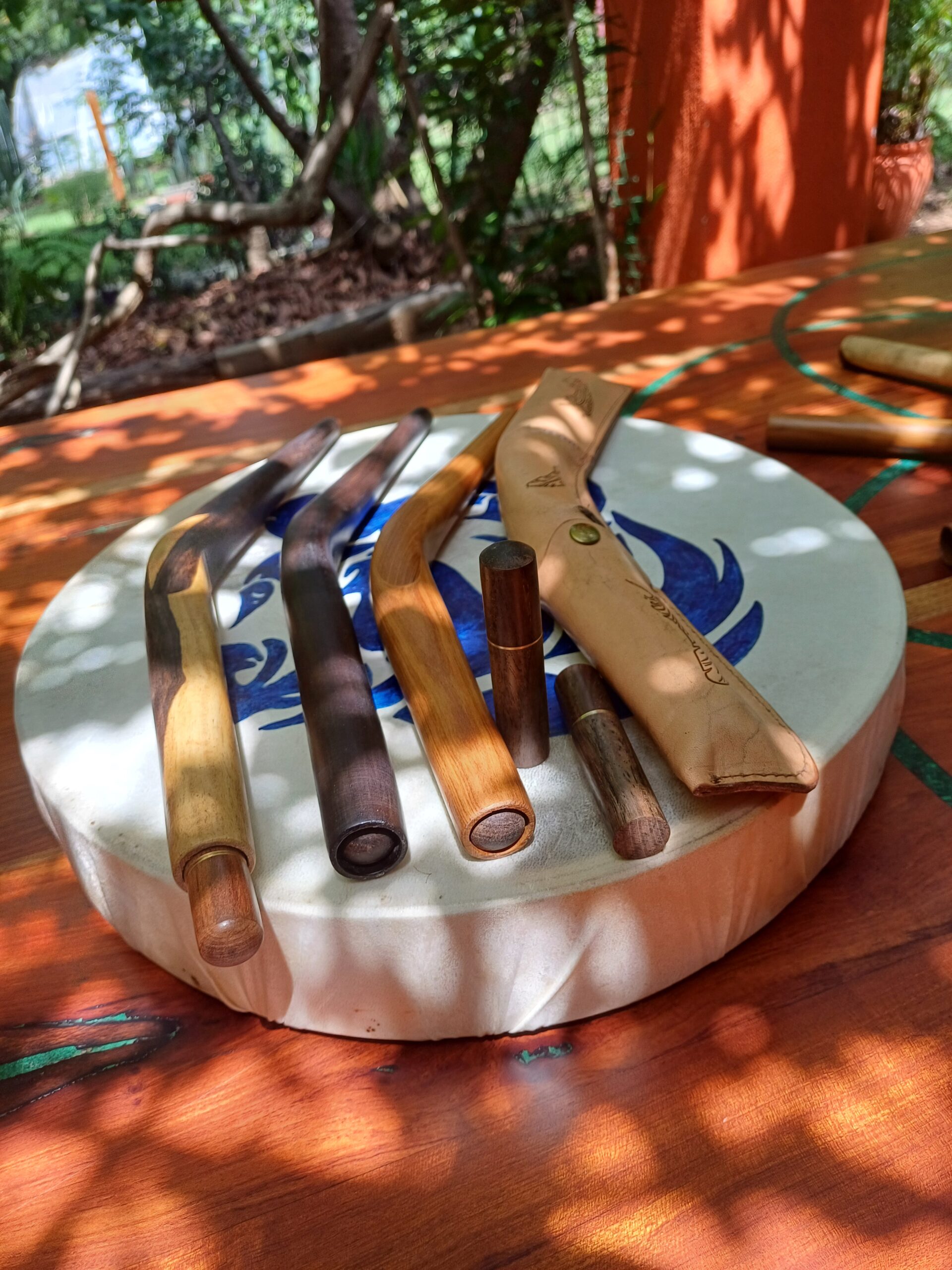 Hand made Tepi with wooden cartridge insert.