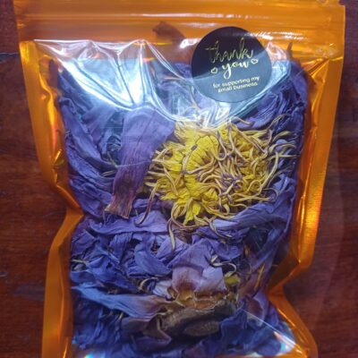 Premium Blue Lotus (Nymphaea caerulea) Incense from Sri Lanka 100 Grams
