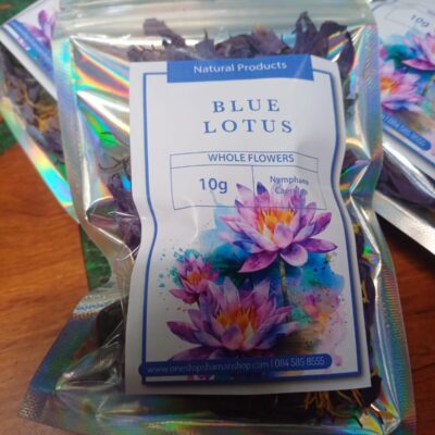Premium Blue Lotus (Nymphaea caerulea) Incense from Sri Lanka 10 Grams