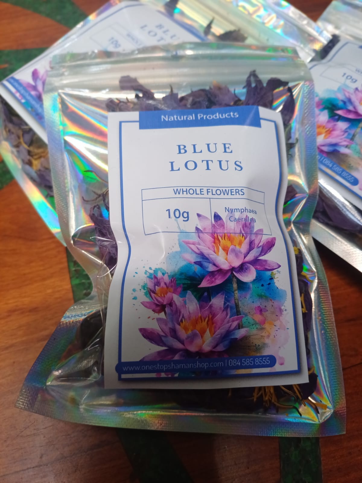 Premium Blue Lotus (Nymphaea caerulea) Incense from Sri Lanka 10 Grams
