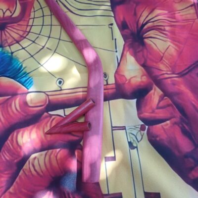 Hand made Pink Ivory Kuripe and Tepi set